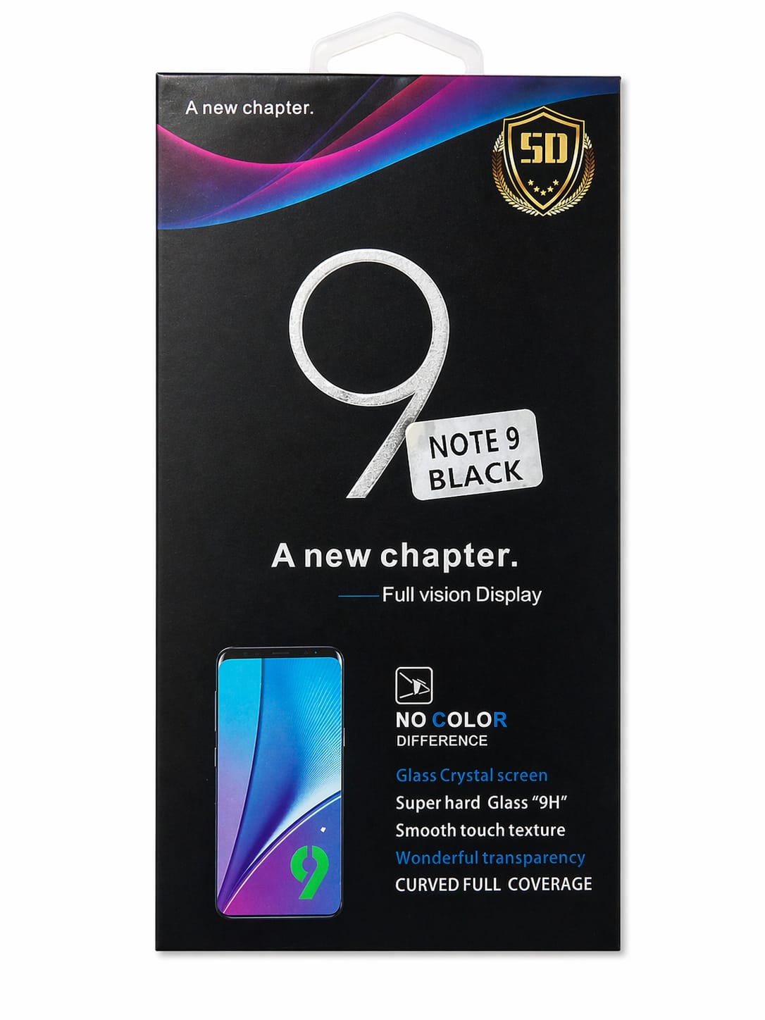 A New Chapter Note 9 HD Clear Tempered Glass (1 pc)
