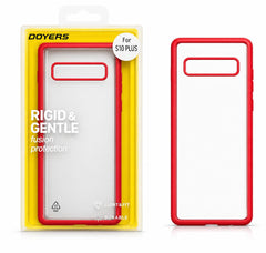 Samsung S10 Series Transparent Case with Multi Color Borders