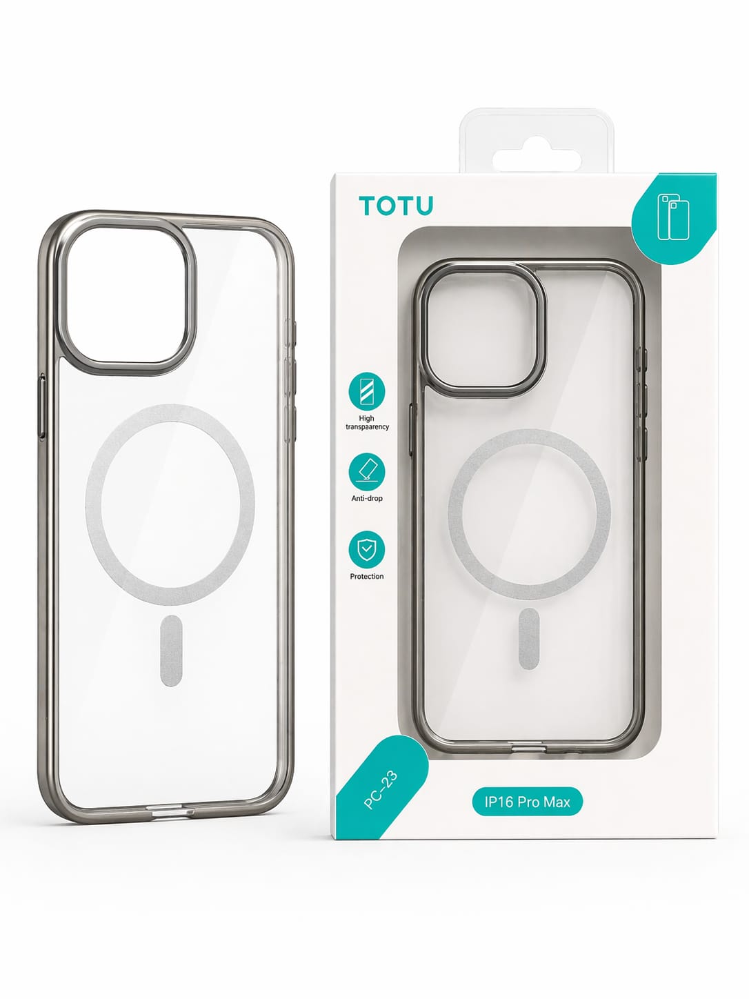 Totu iPhone 16 pro Transparent Cover