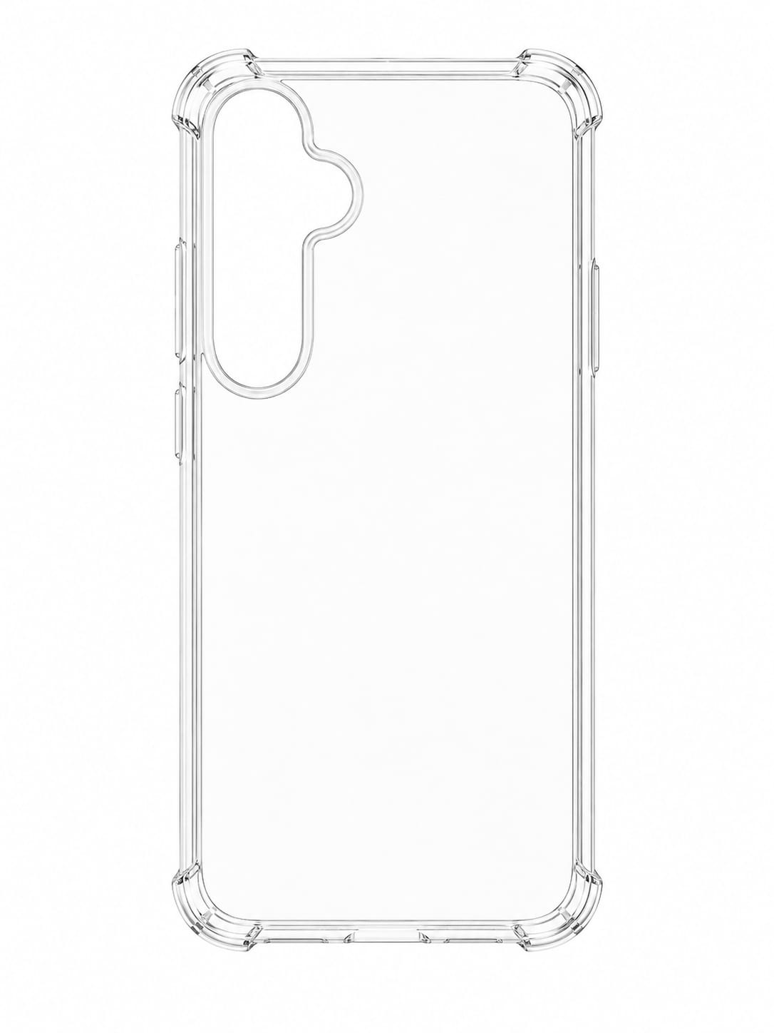 Mobeen Samsung A16 Transparent Clear Case
