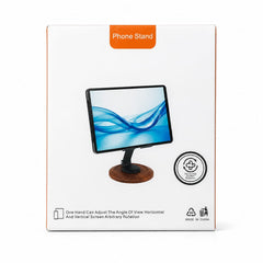 360-Dgree Rotating, Foldable Metal Desktop Phone & Tablet Stand