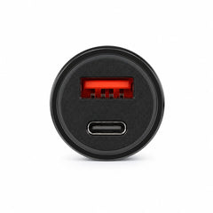 DY-C08 is a Dual-Port Fast-Charging Car Adapter PD 30w