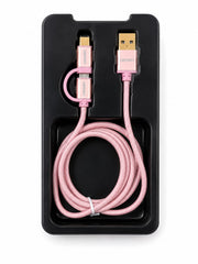 Conven Type-C 3 in1 Cable for Charge & Data Sync