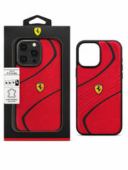 Ferrari Copy Rubber iPhone 14, 15 Cover