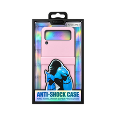 OBtech King Kong Armor pink anti-shock protective case for Samsung Galaxy Z Flip 3 in retail packaging