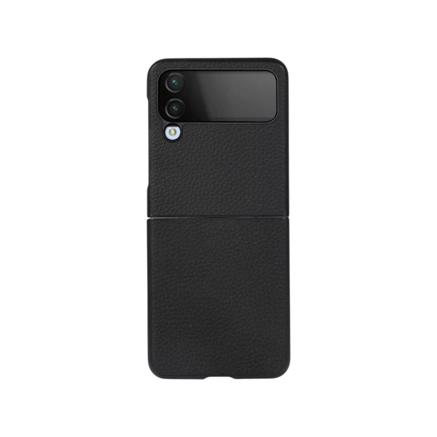 OBtech piblue black textured protective case for Samsung Galaxy Z Flip 4 with slim shock-absorbing design