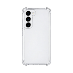 OBtech crystal clear transparent shockproof case for Samsung Galaxy S22+ with reinforced corner bumpers
