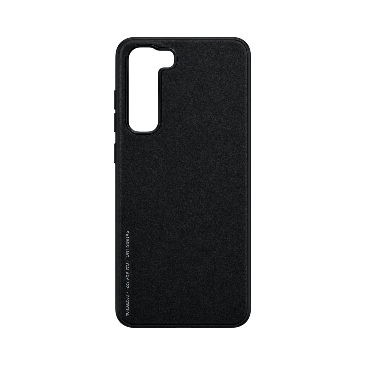 OBtech EARL 3 black textured leather protective case for Samsung Galaxy S23+ with slim profile and camera cutout