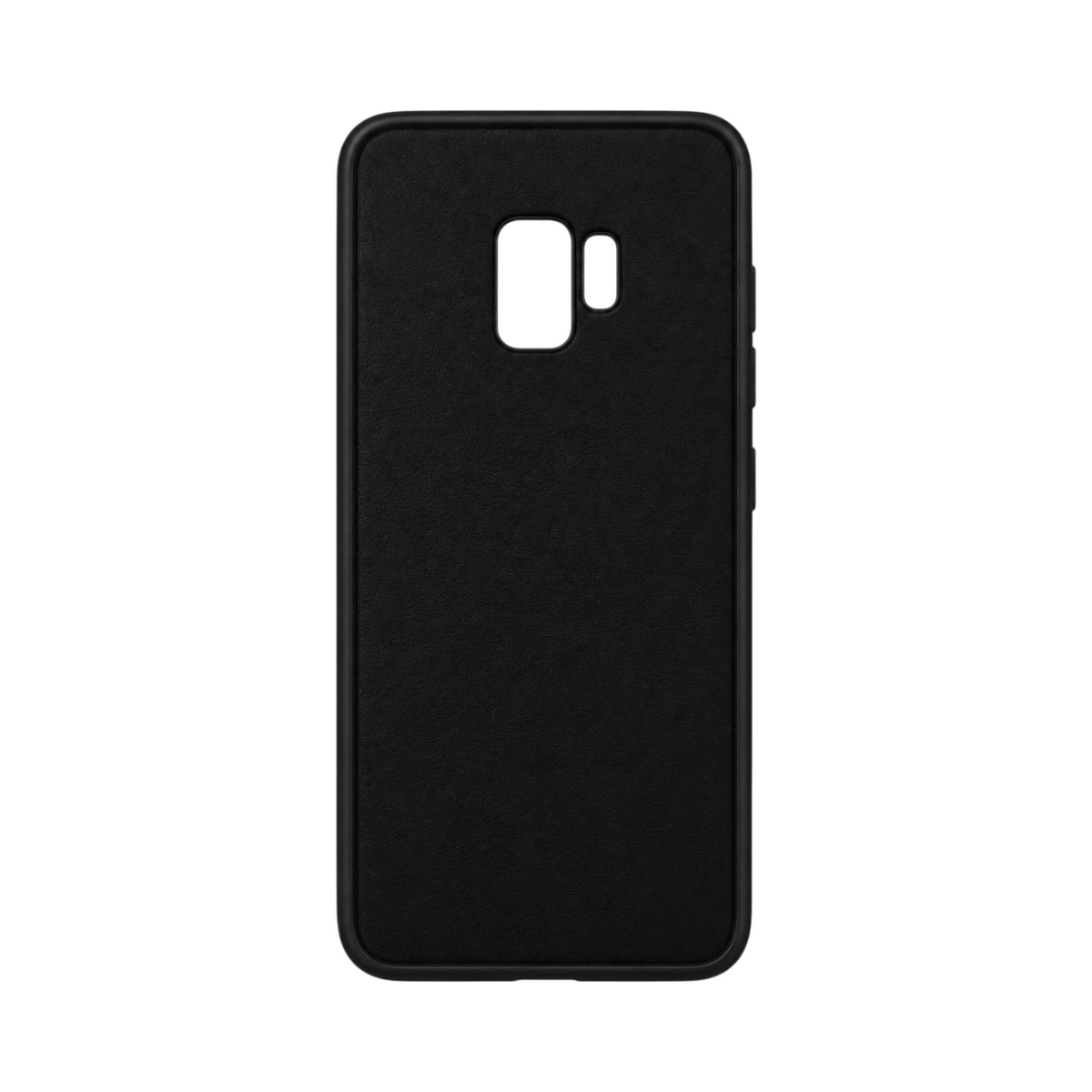 OBtech ANIHCL FOAM black leather protective case for Samsung Galaxy S9 with shock-absorbing foam core