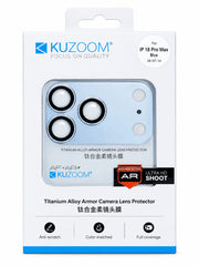 KUZOOM Titanium Alloy Armor  for iPhone 17, 18 Pro Max Camera Lens Protector