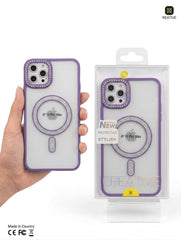 iPhone 11 Pro Max Transparent Glitter Border Cover