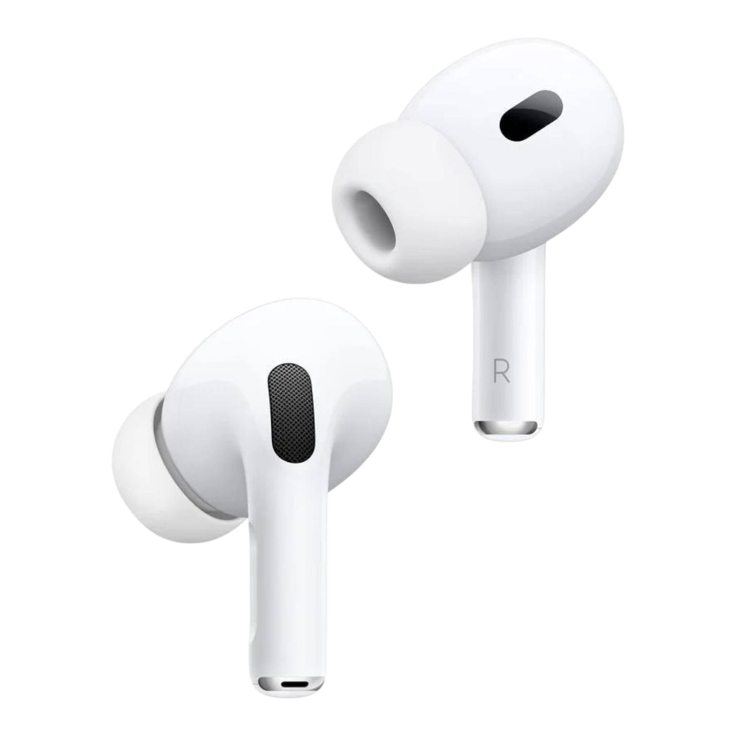 OBtech white wireless earbuds with sleek ergonomic design and in-ear tips for high-definition audio playback