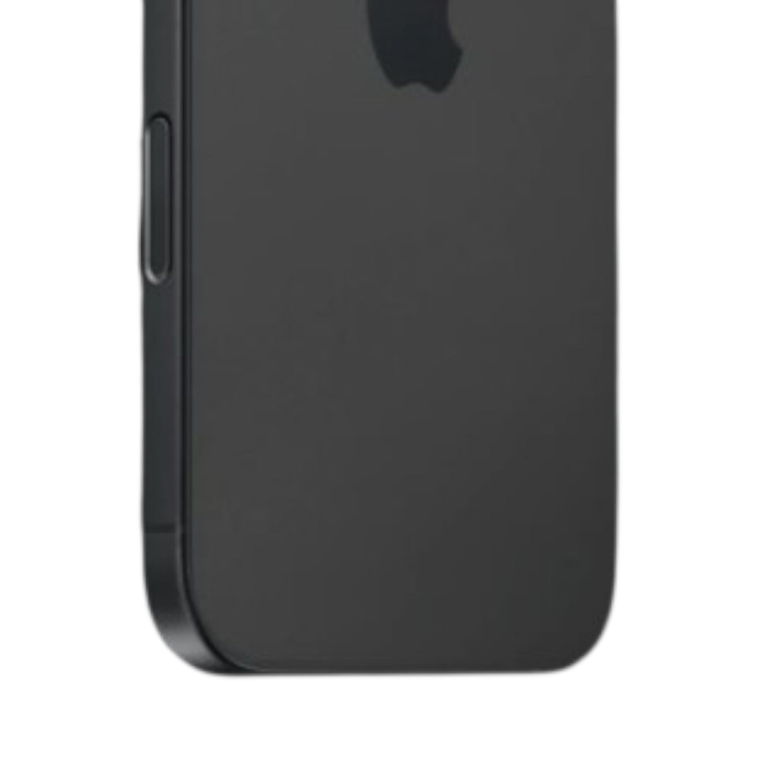 OBtech iPhone 16 smartphone in a sleek black finish showing the rear panel and Apple logo