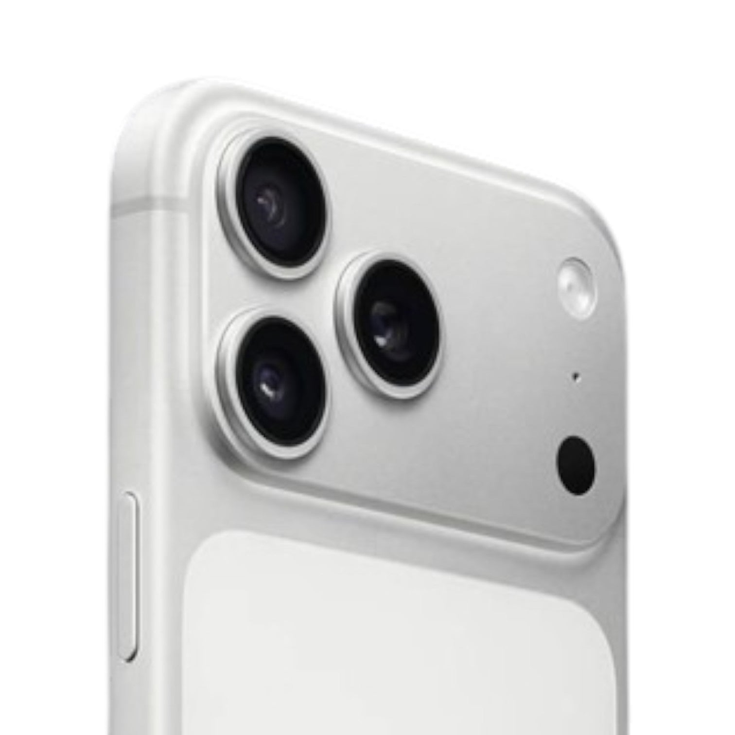 OBtech iPhone 17 Pro Max featuring a premium titanium finish and a triple-lens pro camera system in silver.