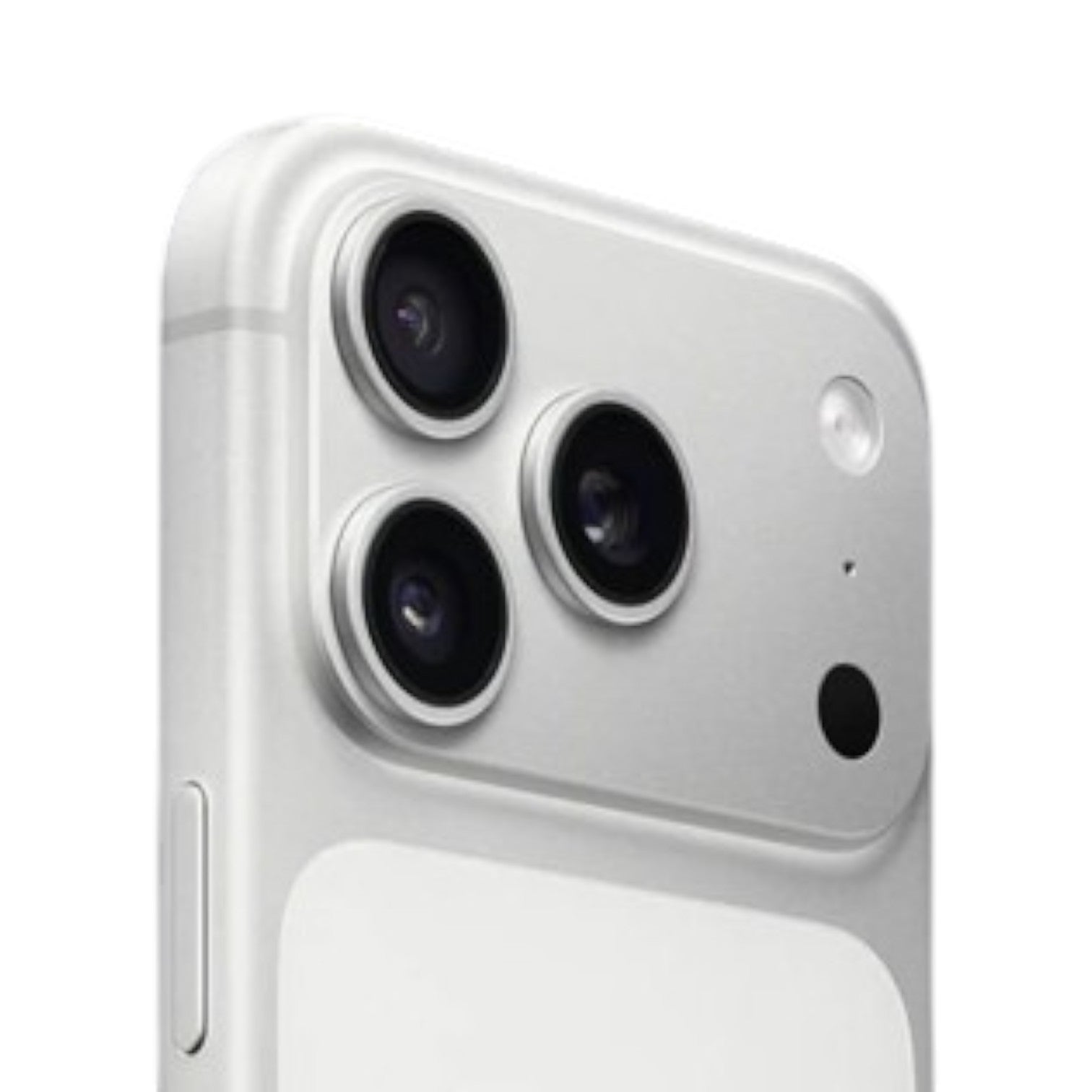 OBtech iPhone 17 Pro silver smartphone featuring a triple-lens professional camera system and sleek metallic frame.