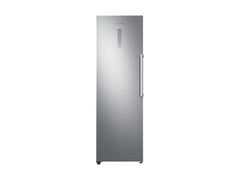 OBtech Samsung 315L 1-door freezer in silver with SpaceMax technology and a sleek modern vertical design.