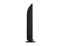 OBtech Samsung 32 inch HD Smart TV side profile showing the slim black design and textured back panel