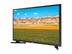 OBtech Samsung 32 inch T5300 HD flat smart TV with slim black bezel displaying a landscape view on a black background