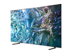 OBtech Samsung 55 inch QLED 4K Smart TV with ultra-slim AirSlim design displaying vibrant abstract liquid art.