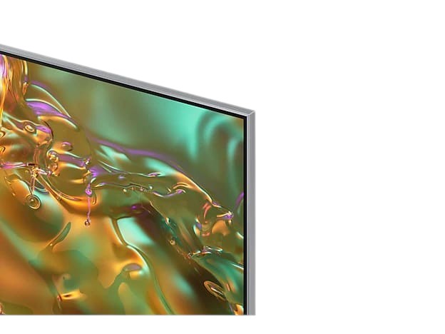 OBtech Samsung 65 inch QLED Q80D 4K Smart TV featuring a slim bezel-less design and vibrant high-contrast display.