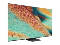 OBtech Samsung 75-inch Neo QLED 4K smart TV with ultra-slim bezels and vibrant abstract screen display