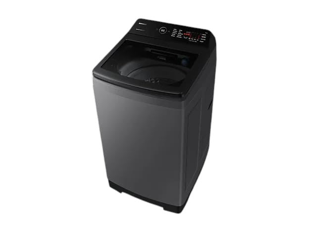 OBtech Samsung 9Kg top-load washing machine in dark grey with Eco bubble technology and LED control panel