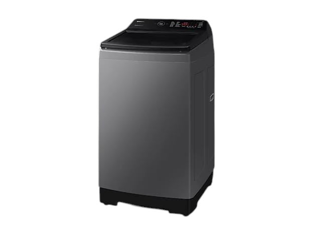 OBtech Samsung 9Kg top-load washing machine in grey with Eco bubble technology and LED control panel