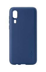 OBtech navy blue silicone protective case for Samsung A2 Core with precise camera and port cutouts