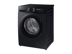 OBtech Samsung 9kg front-load washer in matte black with AI Eco bubble technology and digital LED display