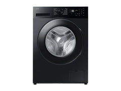 OBtech Samsung 8kg front-load washing machine in black with AI Eco bubble technology and digital LED display
