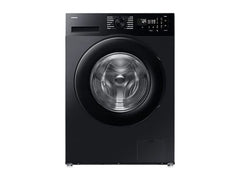 OBtech Samsung 9kg front-load washing machine in black with AI Eco bubble technology and digital LED display