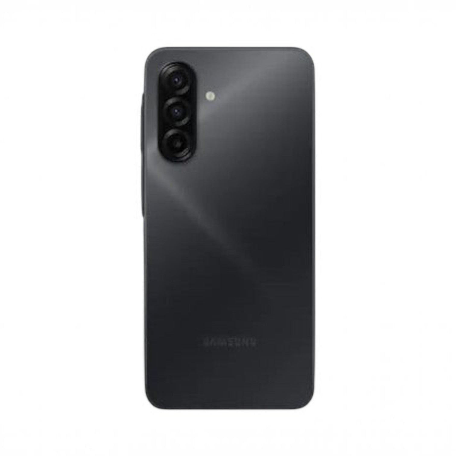 OBtech Samsung Galaxy A17 smartphone in black, featuring a sleek back panel and a 50MP triple camera system.