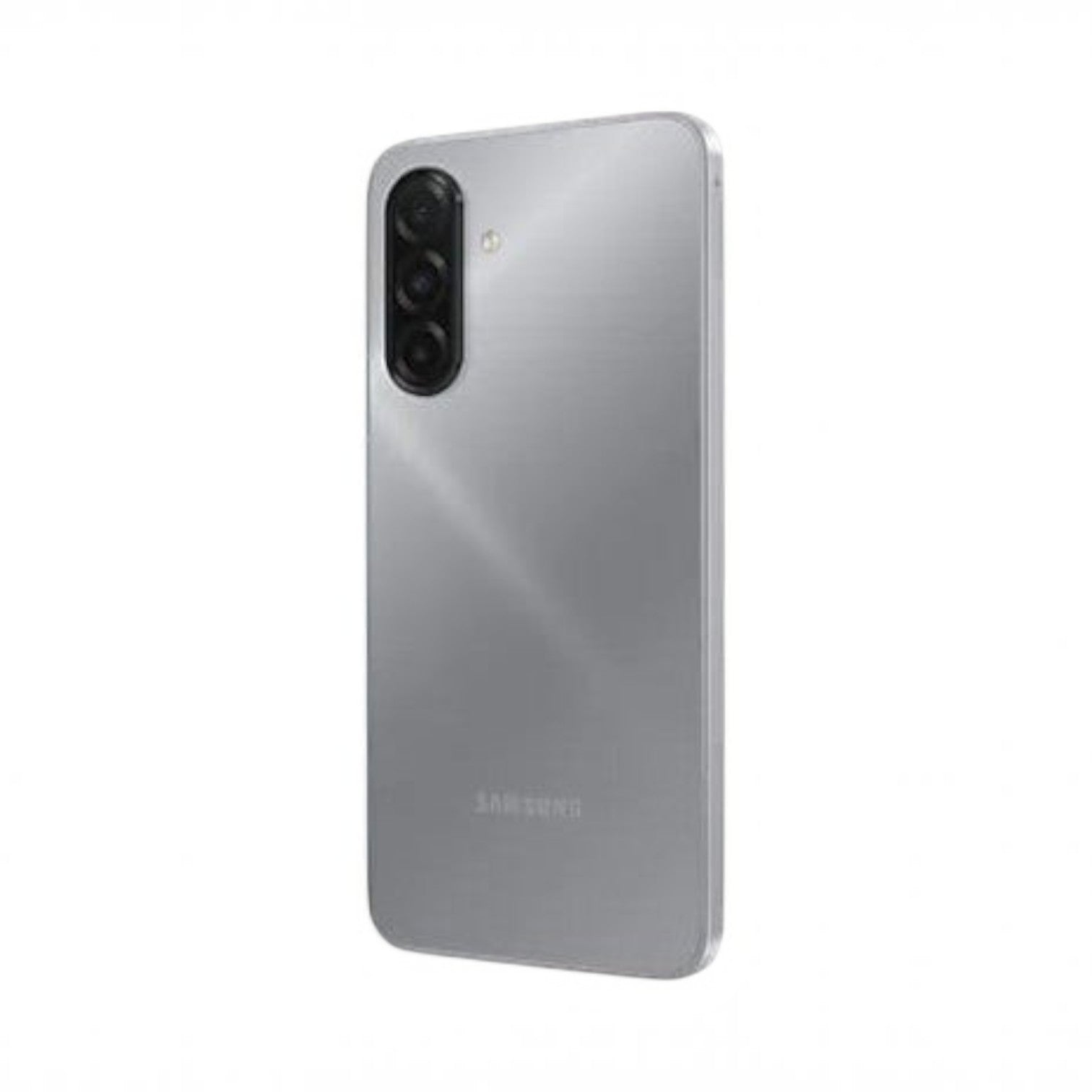 OBtech Samsung Galaxy A17 smartphone in silver with a triple camera system and sleek modern design