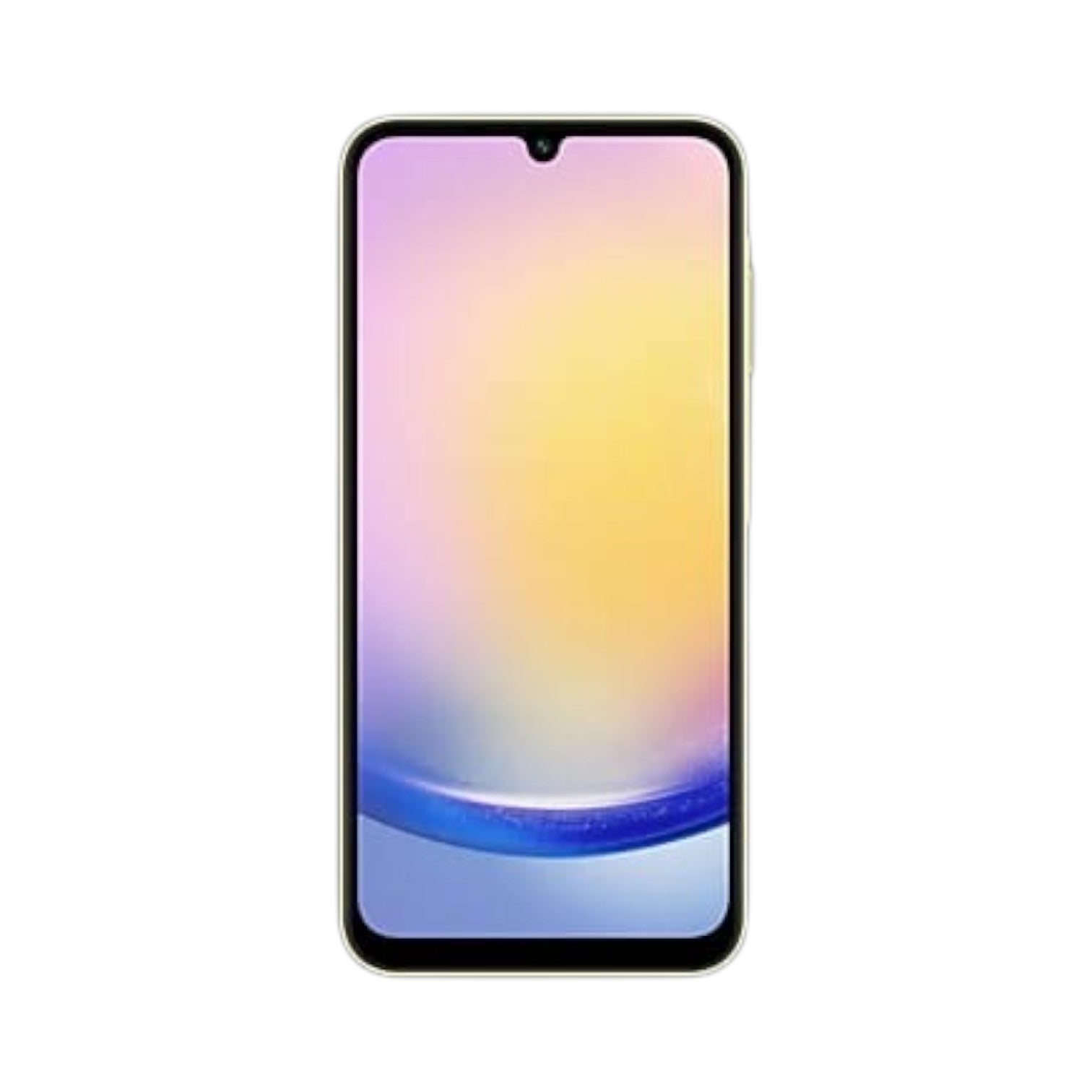 OBtech Samsung Galaxy A25 5G smartphone with a vibrant 6.5-inch FHD+ Super AMOLED display, front view.