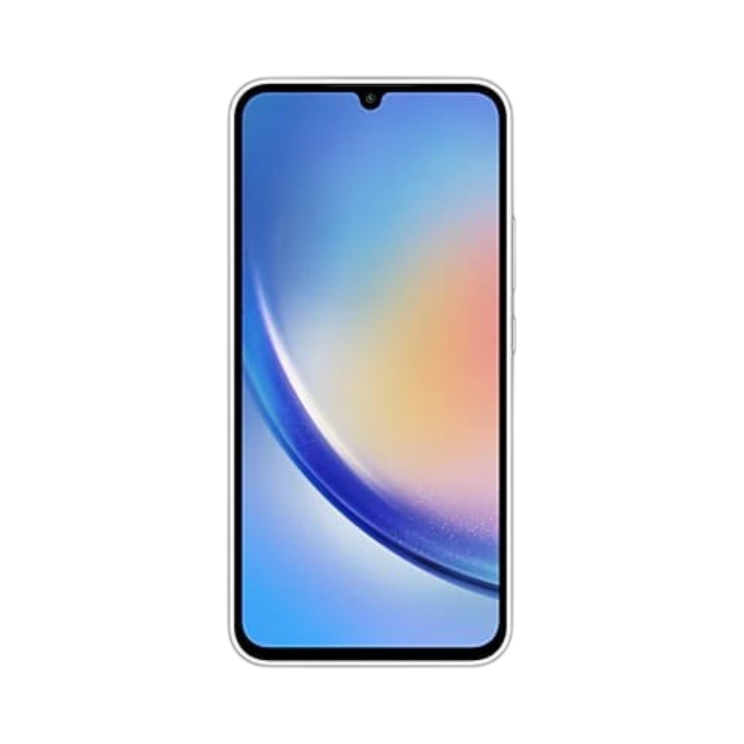 OBtech Samsung Galaxy A33 5G smartphone with a vibrant 6.4-inch Super AMOLED display and slim white bezel design.