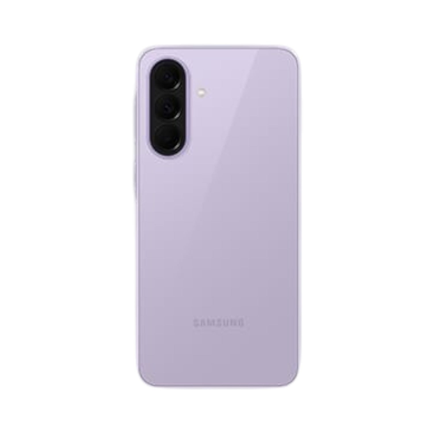 OBtech Samsung Galaxy A37 5G smartphone in light purple with a triple rear camera system on a white background