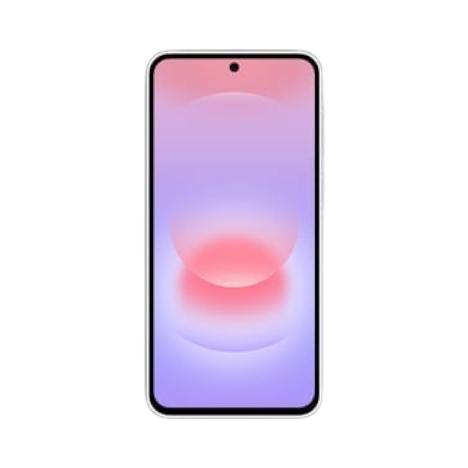 OBtech Samsung Galaxy A37 5G smartphone with a vibrant purple and pink gradient display and slim white bezel