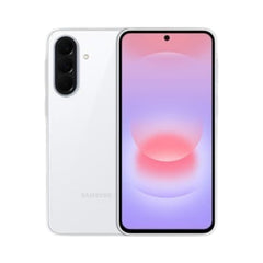 OBtech Samsung Galaxy A37 5G smartphone in white with a vibrant display and triple rear camera system