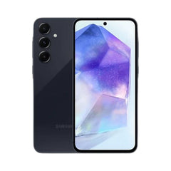 OBtech Samsung Galaxy A55 5G smartphone in dark grey with a 6.6-inch Super AMOLED display and triple camera system.