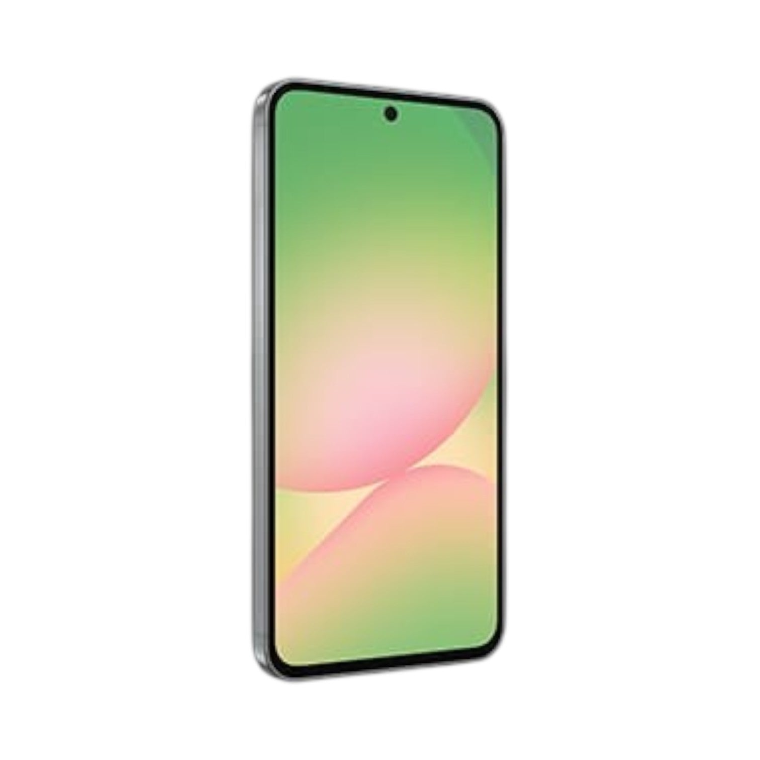 OBtech Samsung Galaxy A56 5G smartphone with a vibrant 6.7-inch Super AMOLED display and sleek metal frame.