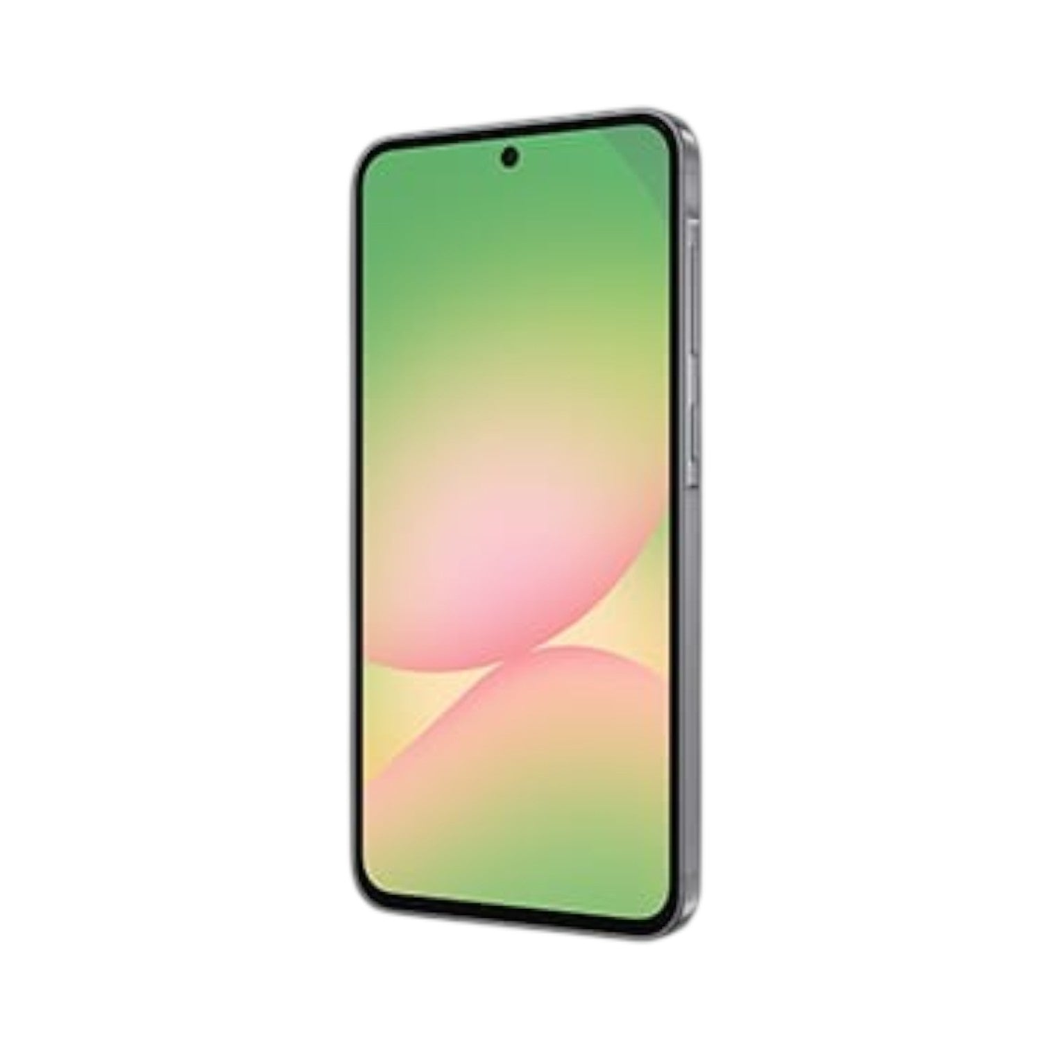 OBtech Samsung Galaxy A56 5G smartphone with a vibrant 6.7-inch Super AMOLED display and sleek metallic frame.