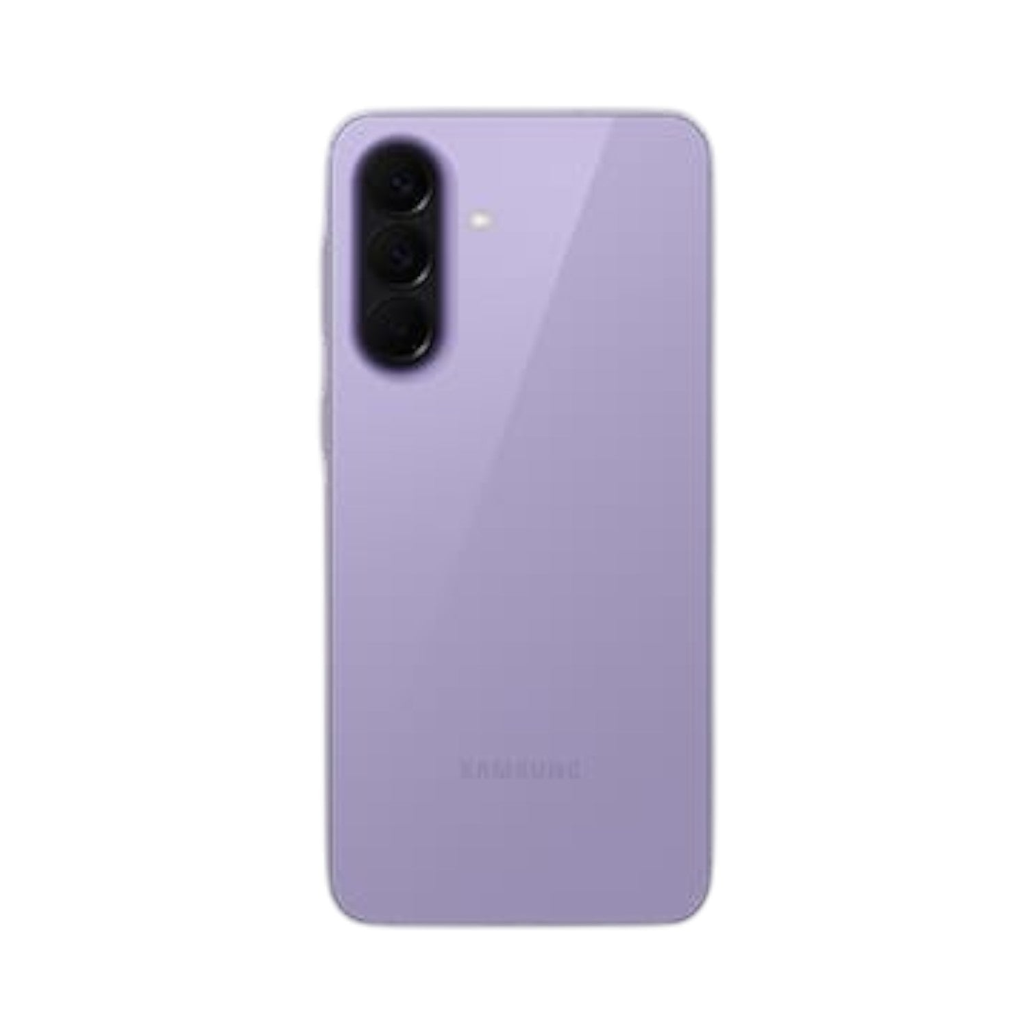 OBtech Samsung Galaxy A57 5G smartphone in light purple with a triple camera system on the back