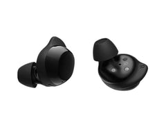 OBtech Samsung Galaxy Buds Core wireless earbuds in black with ergonomic silicone wing tips for a secure fit