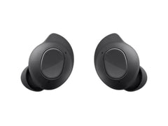 OBtech Samsung Galaxy Buds FE wireless earbuds in graphite black with ergonomic wingtip design for secure fit