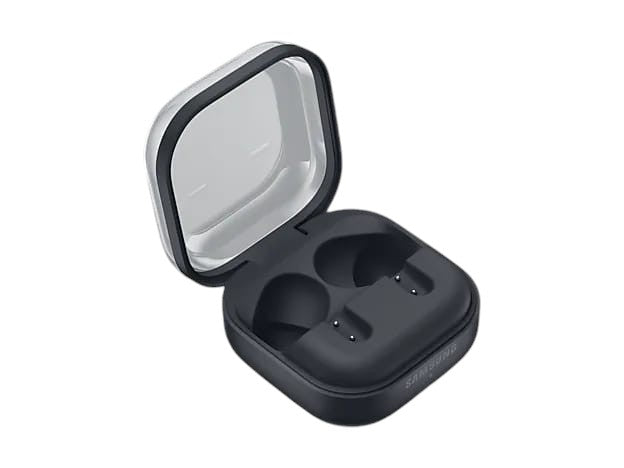 OBtech Samsung Galaxy Buds4 Pro wireless charging case with open lid and internal earbud slots