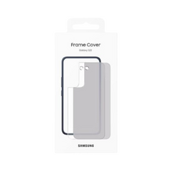 OBtech Samsung Galaxy S22+ Frame Cover in retail packaging showing the minimalist bumper design
