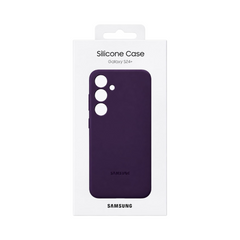 OBtech purple silicone protective case for Samsung Galaxy S24+ in original retail packaging