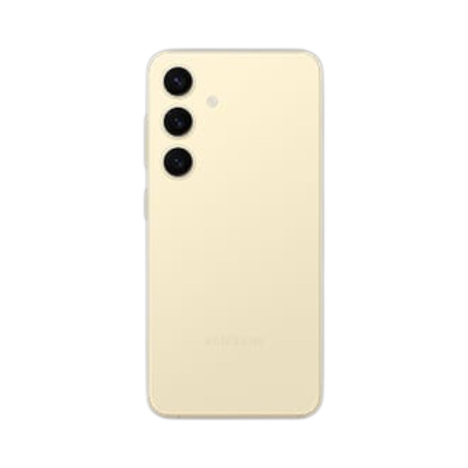 OBtech Samsung Galaxy S24 smartphone in amber yellow with a sleek triple-camera system on the back