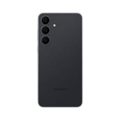 OBtech Samsung Galaxy S25 FE smartphone in charcoal grey with a triple-camera system on the back
