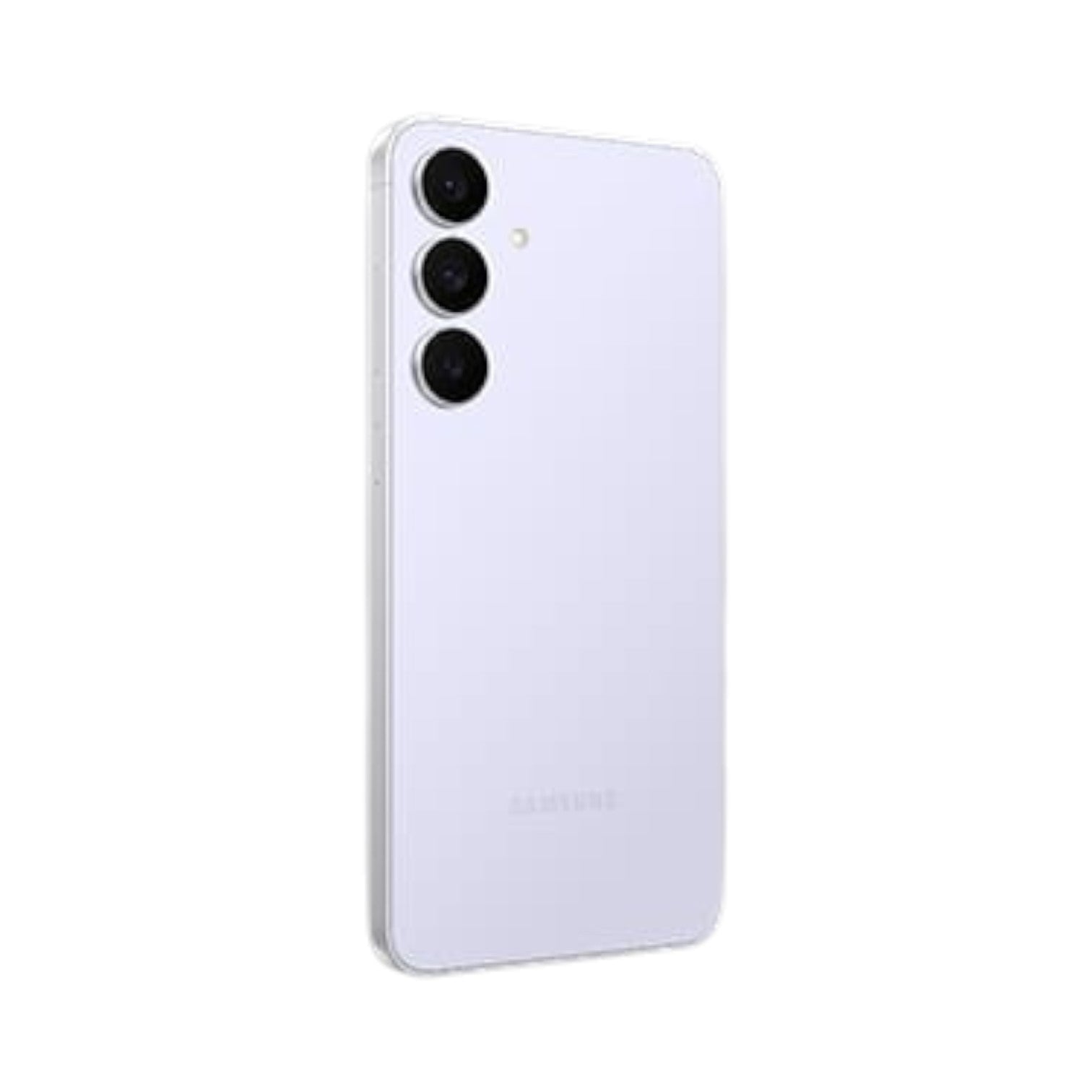 OBtech Samsung Galaxy S25 FE smartphone in light purple with a triple-camera system on a clean white background.